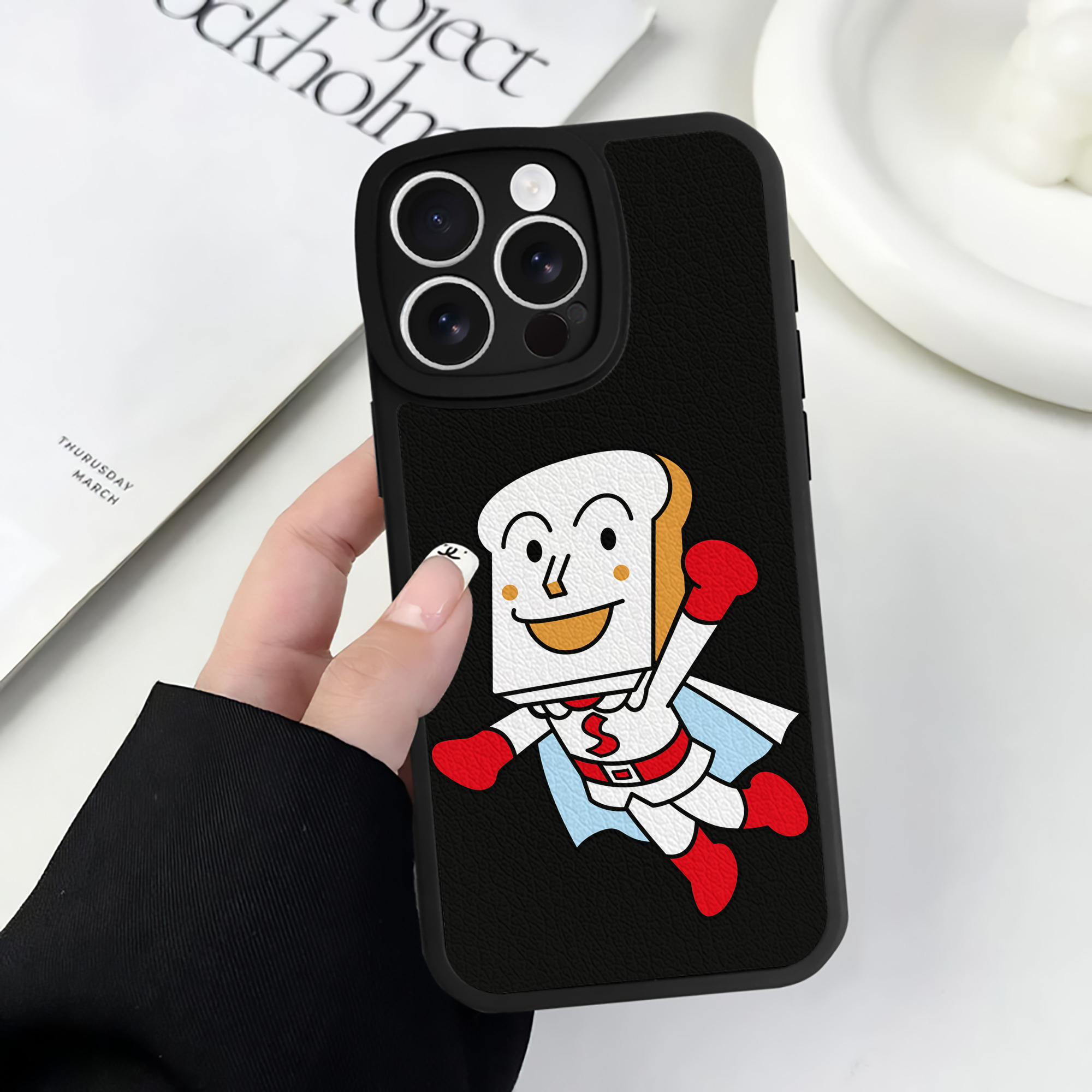（画像用） アンパンマン Anpanman 【iPhone 16シリーズ対応】シリコンスマホケース（レザー調） 材質：シリコン